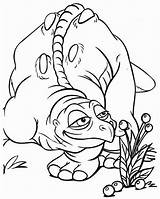 Coloring Pages Land Before Time Family Cera Father Choose Board sketch template