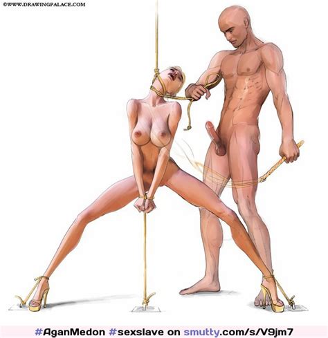 aganmedon sexslave bdsm bondage drawing hentai tied restrained helpless legsspread