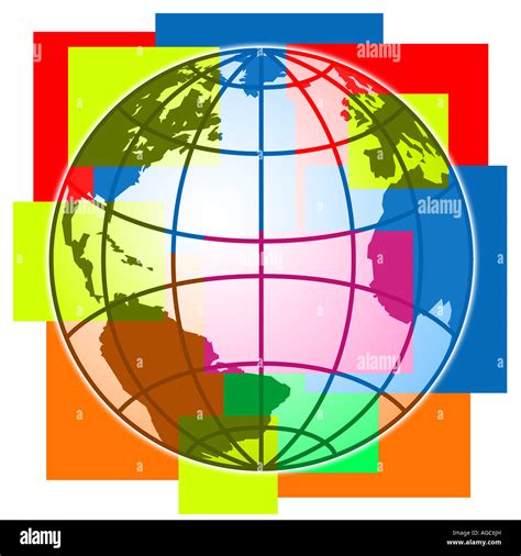 world globe illustration stock photo alamy