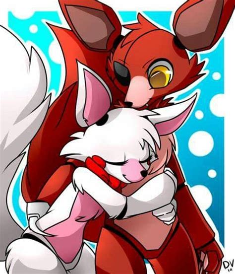 Foxy And Mangle Credit To Artist Imagenes De Fnaf Anime Fnaf