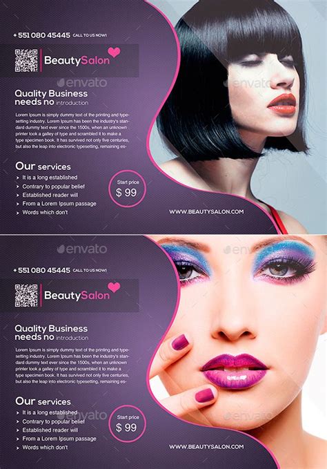 beauty salon flyer salon advertising beauty salon design beauty
