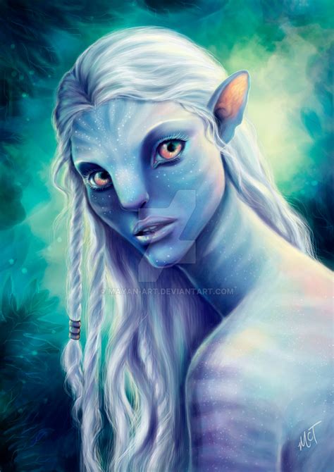 Albino Na Vi By Mayan Art On Deviantart