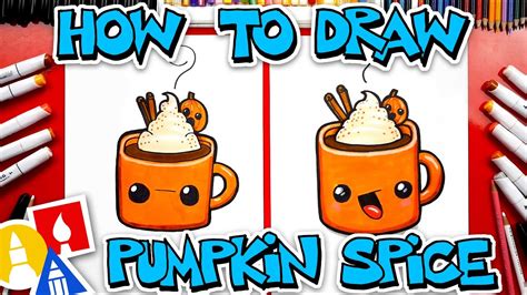 draw pumpkin spice hot chocolate youtube