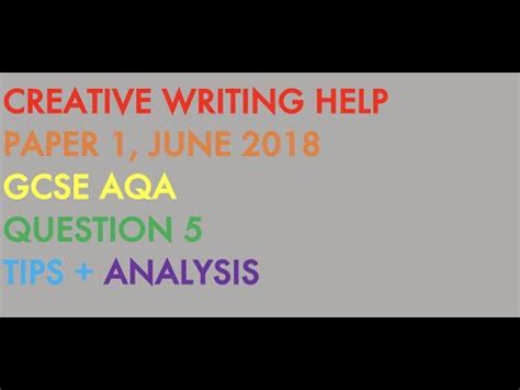 gcse aqa english language paper  question  descriptive writing