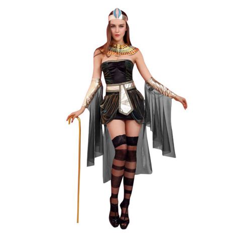 Halloween Masquerade Ball Sexy Egypt Queen Cleopatra Dress