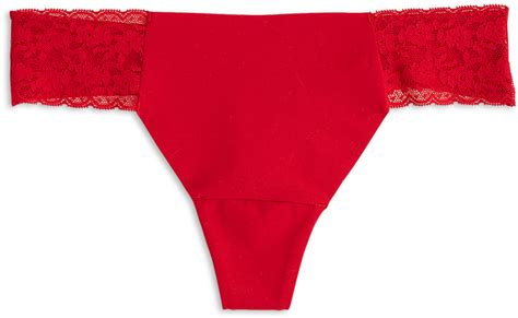 Download Thong Low Invisible Red Panties Png Image With No Background