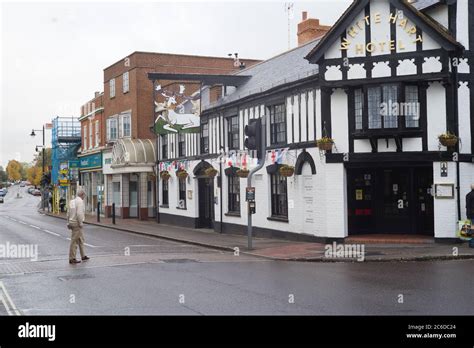 witham town centre stock photo alamy