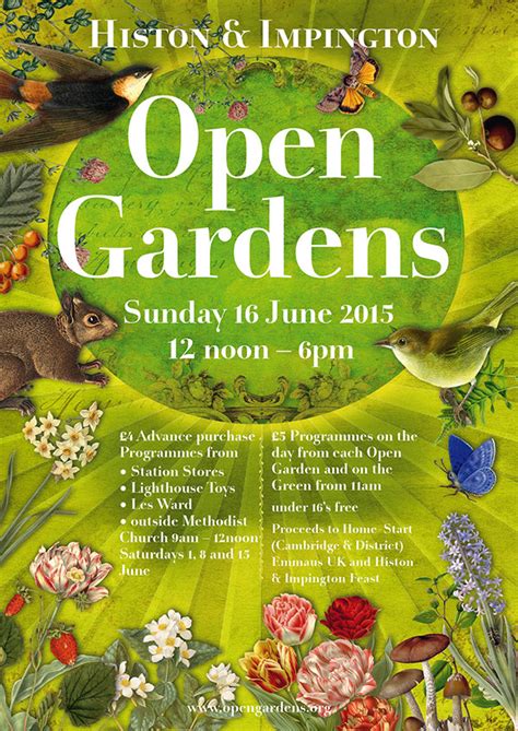 open gardens poster behance