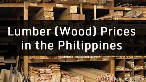 list  construction lumber wood pricelist   philippines