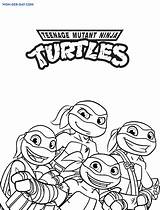 Ninja Tortugas Turtles Coloring Mutant Tortuga Raphael sketch template