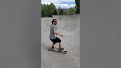 Transition Skating On Longboard Shorts Longboarding Skateboarding