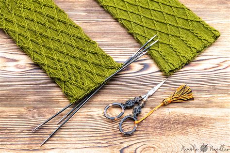 knit bavarian twisted stitches tutorial   local video