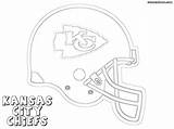 Coloring Pages Chiefs Kansas City Nfl Comments sketch template