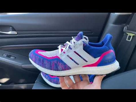 adidas ultraboost  blue pink multicolor sneakers youtube