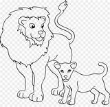 Mewarnai Singa Löwe Binatang Pngegg Malvorlagen Tiere Löwen Lowe Hewan Hitam sketch template