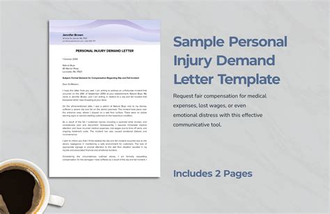 sample personal injury demand letter template   word
