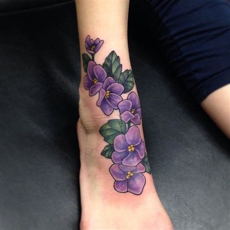 the 25 best violet flower tattoos ideas on pinterest violet tattoo