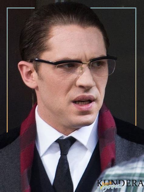 Tom Hardy Legend Same Glasses Rim Fit For Lenses Myopia Upper Half
