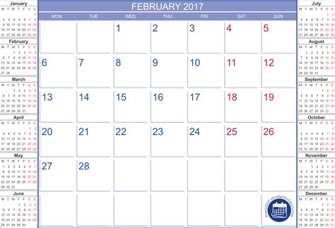 printable calendar numbers  february calendar february  uk