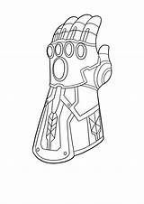 Gauntlet Infinity Thanos Vingadores Superhero Villains Draw Zapisano Drawitcute Wickedbabesblog sketch template