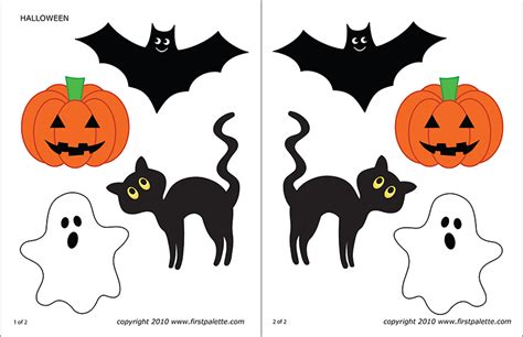 halloween characters  printable templates coloring pages