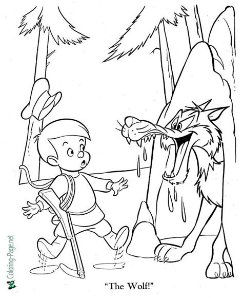 peter   wolf coloring page  wolf