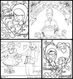 coloring sheets  mothers day mom day mothers day church