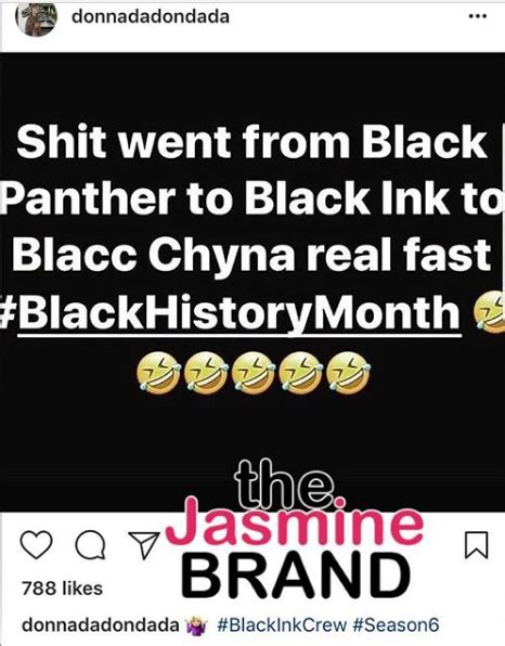 Black Ink Crew S Donna Reacts To Video Of Her Having