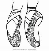 Coloring Pages Ballet Dancer Jazz Nike Dance Shoes Logo Ballerina Drawing Nutcracker Hula Shoe Colouring Slippers Moms Getdrawings Young Pointe sketch template