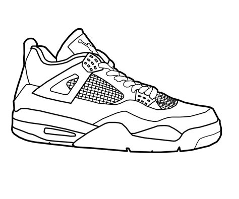 shoe outline drawing  getdrawings