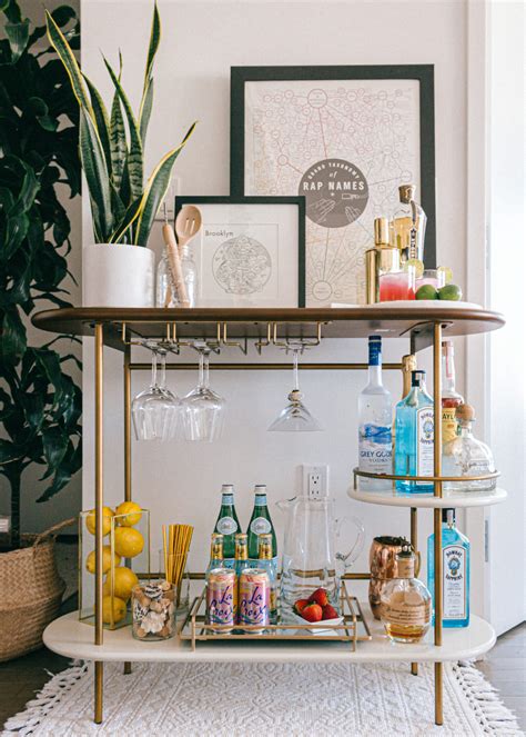 bar cart styling melissa frusco