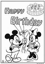 Mickey Birthday Mouse Coloring Happy Pages Disney Color Geburtstag 2nd Printable Getcolorings Worksheets Halloween Book Print Kids Magiccolorbook Choose Board sketch template