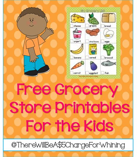 grocery store printables   kiddos dramatic play preschool