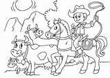 Coloring Cows Herd Horse Para Pages Colorir Cowboy Cow Edupics Horses Desenhos Pintar Coloringpages4u Desenho Animais Herding Popular Escolha Pasta sketch template