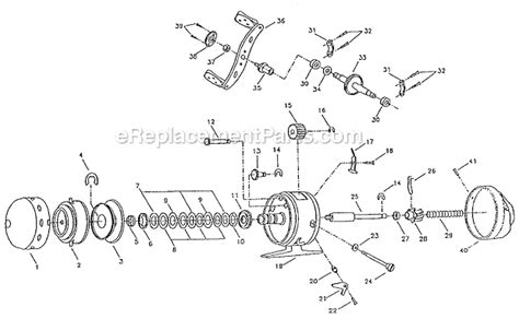 shakespeare  parts list  diagram ereplacementpartscom