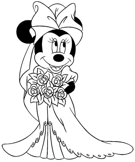 disney minnie mouse coloring pages