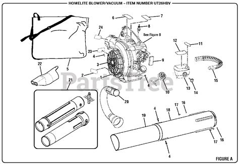 homelite  blower parts diagram