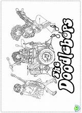 Coloring Doodlebops Dinokids Pages Close sketch template