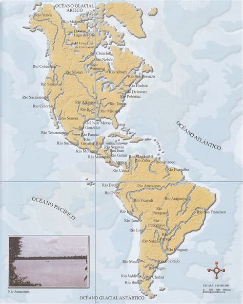 mapa hidrografico de america completo in hidrografia de america mapa images