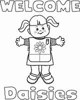 Scout Coloring Pages Cookie Girl Girls Printable Color Getcolorings sketch template