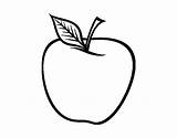 Apple Manzana Big Para Coloring Dibujo Colorear Coloringcrew Dibujos Pages Tattoos Infinity Desenho Pera Tattoo Leaf Color Visit Drawing sketch template