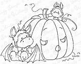 Wee Batty Whimsy sketch template
