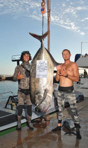 spearfisherman shoots record breaking ulua news sports jobs lahaina news