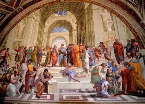 high renaissance architecture raphael  school  athens fresco painting  raphael