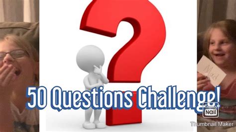 questions challenge youtube