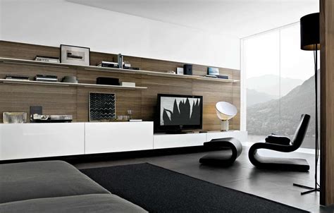 show stopping modern wall units   living room