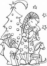Coloring Christmas Pages Printable Library Clipart sketch template