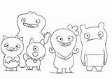 Ugly Dolls Coloring Pages Uglydolls Kids Doll Drawing Dog Bestcoloringpagesforkids Printable Bat sketch template