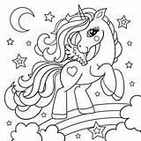 Unicorns Verbnow sketch template
