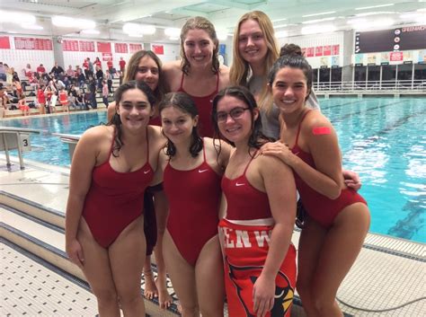 greenwich highs girls swimmingdiving team celebrated senior day